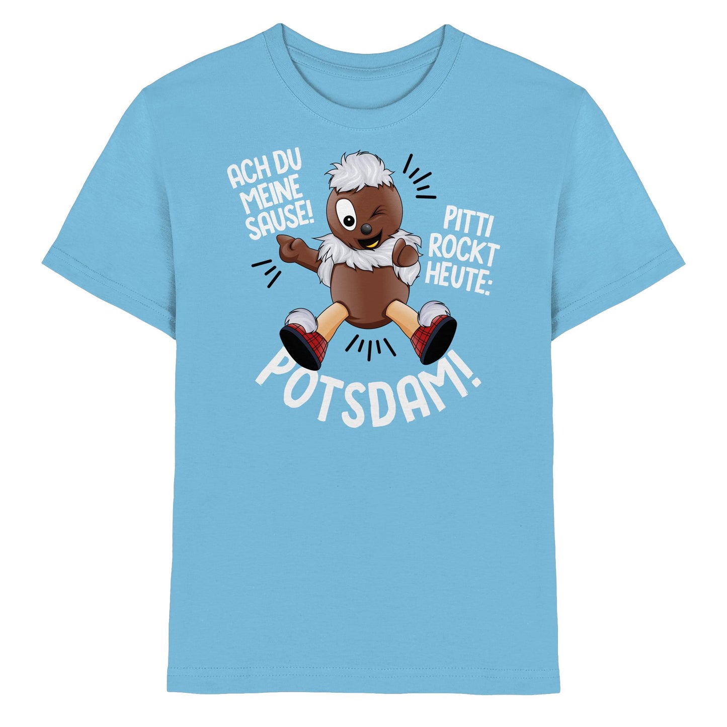 Pitti Stadt Nicki (Kinder Premium Shirt) • PITTI ROCKT HEUTE POTSDAM!