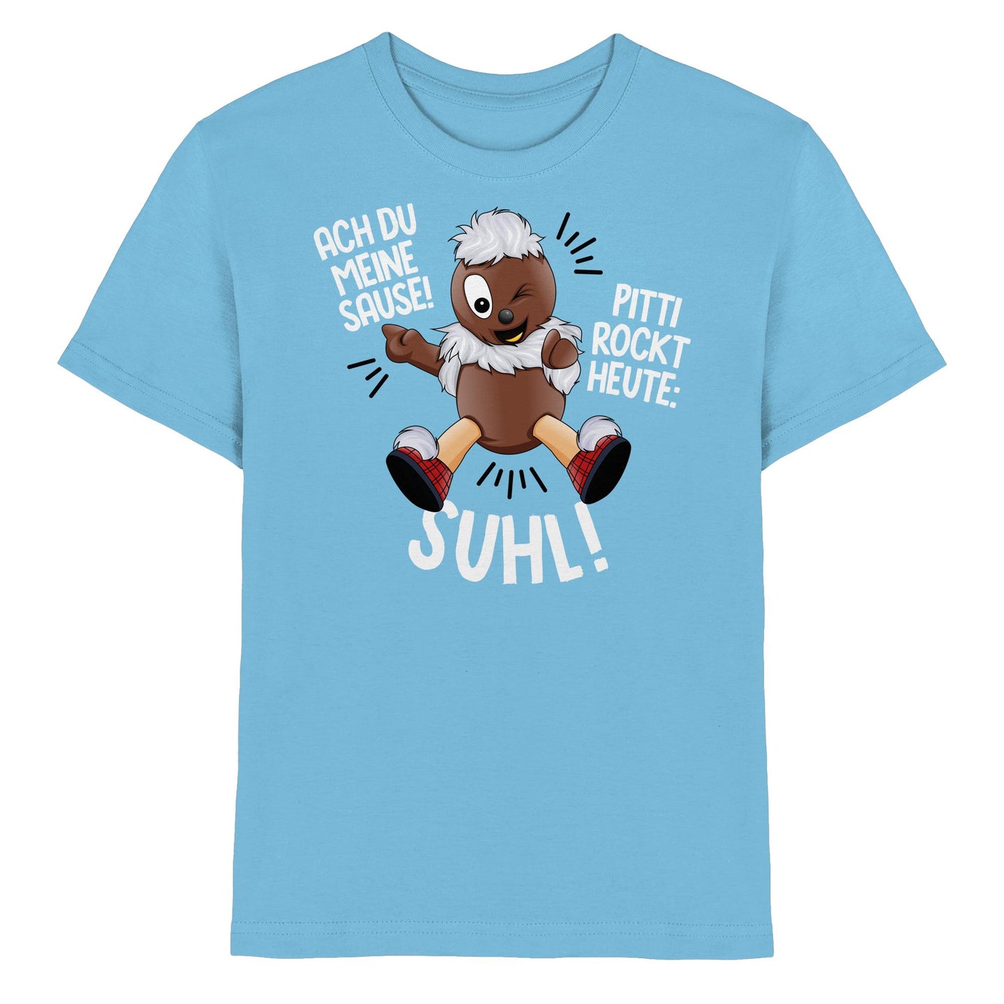 Pitti Stadt Nicki (Kinder Premium Shirt) • PITTI ROCKT HEUTE SUHL!