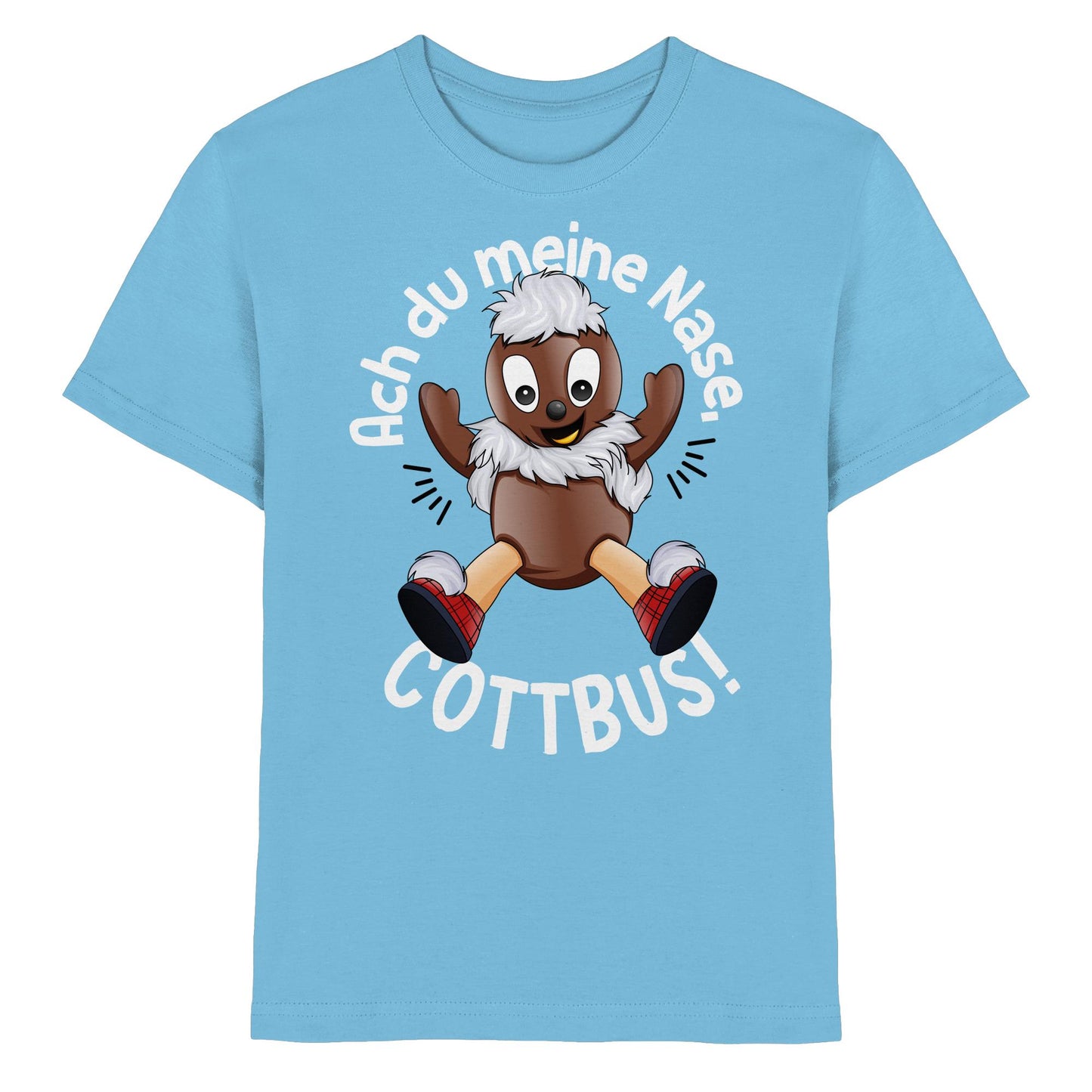 Pitti Stadt Nicki (Kinder Premium Shirt) • ACH DU MEINE NASE COTTBUS!