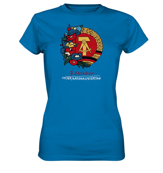 DDR Ostalgie Shirt Mädels • 7. OKTOBER - DDR-NATIONALFEIERTAG