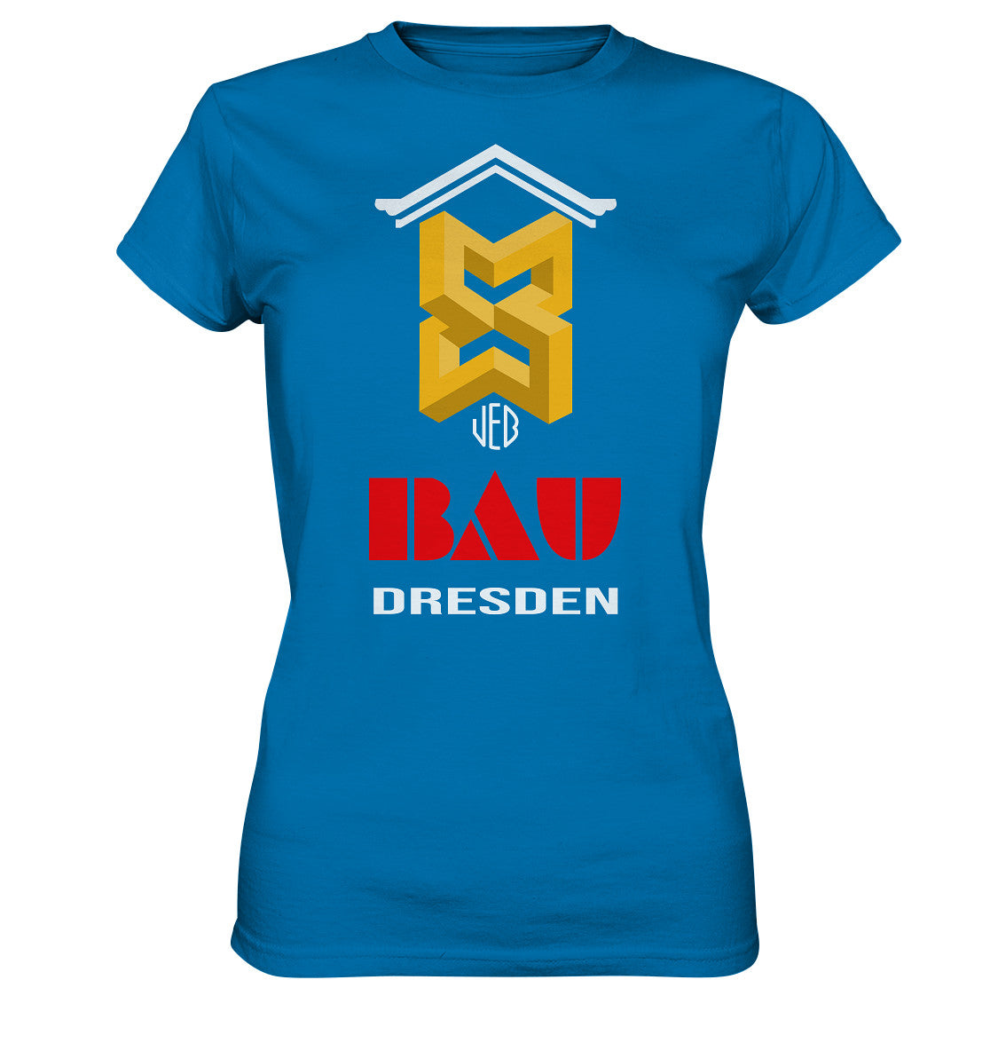 DDR Ostalgie Shirt Mädels • VEB BAU DRESDEN