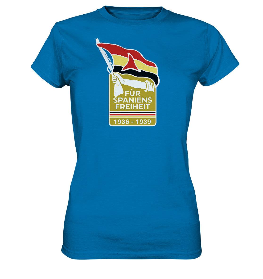 DDR Ostalgie Shirt Mädels • FÜR SPANIENS FREIHEIT - ABZEICHEN SPANIENKÄMPFER