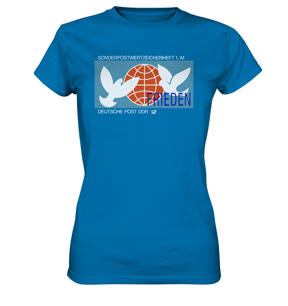 DDR Ostalgie Shirt Mädels • SONDERMARKE FRIEDEN - DDR
