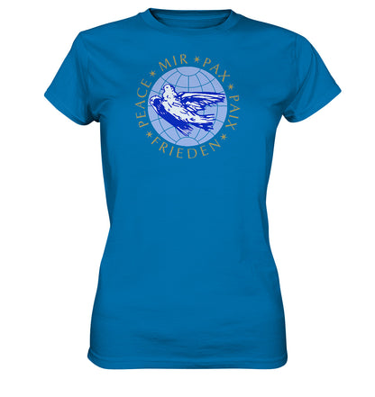 DDR Ostalgie Shirt Mädels • PEACE, MIR, PAX, PAIX, FRIEDEN - DDR-ERSTTAGSBRIEF