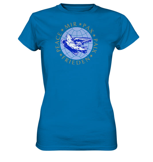 DDR Ostalgie Shirt Mädels • PEACE, MIR, PAX, PAIX, FRIEDEN - DDR-ERSTTAGSBRIEF