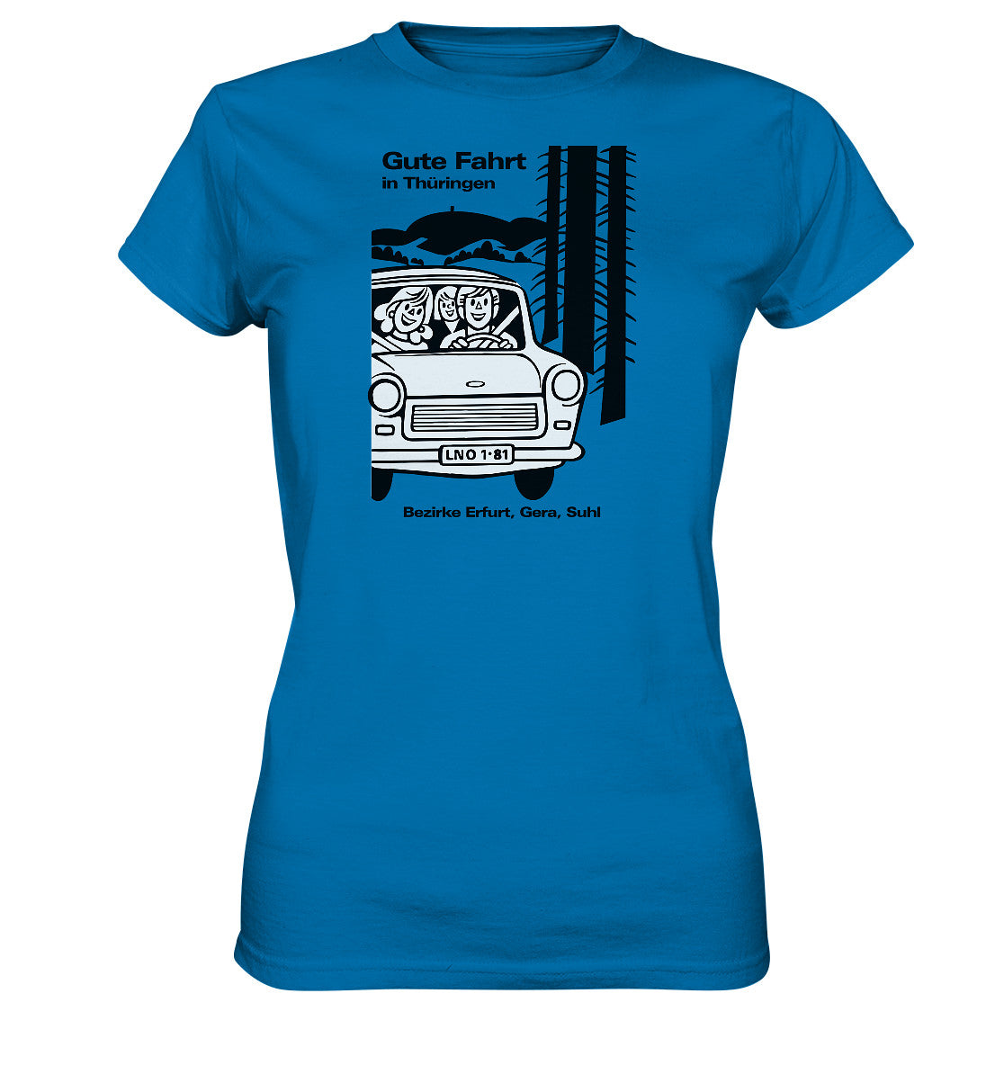 DDR Ostalgie Shirt Mädels • GUTE FAHRT IN THÜRINGEN