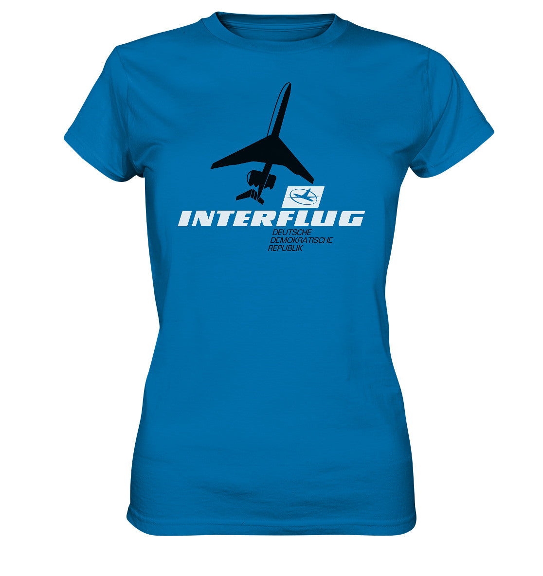 DDR Ostalgie Shirt Mädels • IF - INTERFLUG DDR - ORIGINAL WERBUNG 1981
