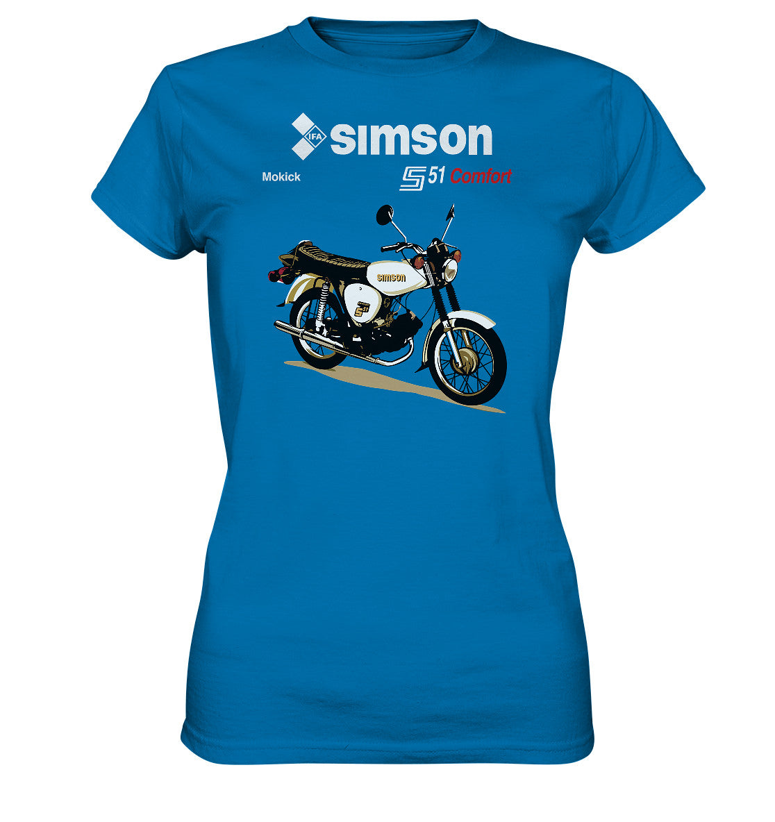 DDR Ostalgie Shirt Mädels • SIMSON COMFORT - ORIGINAL PROSPEKT