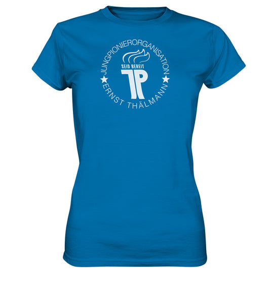 DDR Ostalgie Shirt Mädels • JUNGE PIONIERE - LOGO dunkel