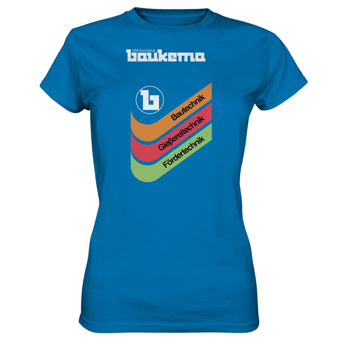 DDR Ostalgie Shirt Mädels • VEB KOMBINAT BAUKEMA