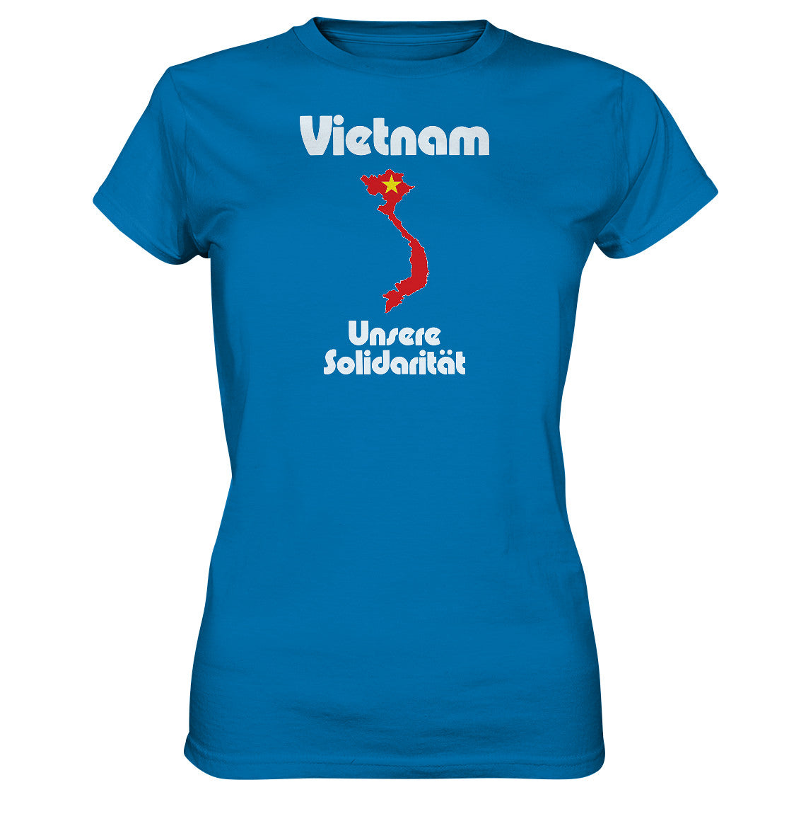 DDR Ostalgie Shirt Mädels • SOLIDARITÄT MIT VIETNAM