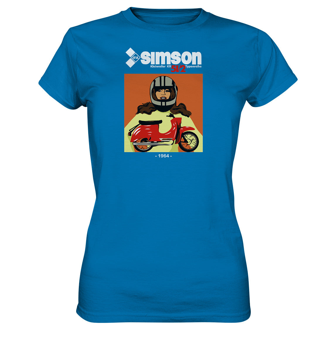DDR Ostalgie Shirt Mädels • SIMSON SCHWALBE KR51-2 (1964)