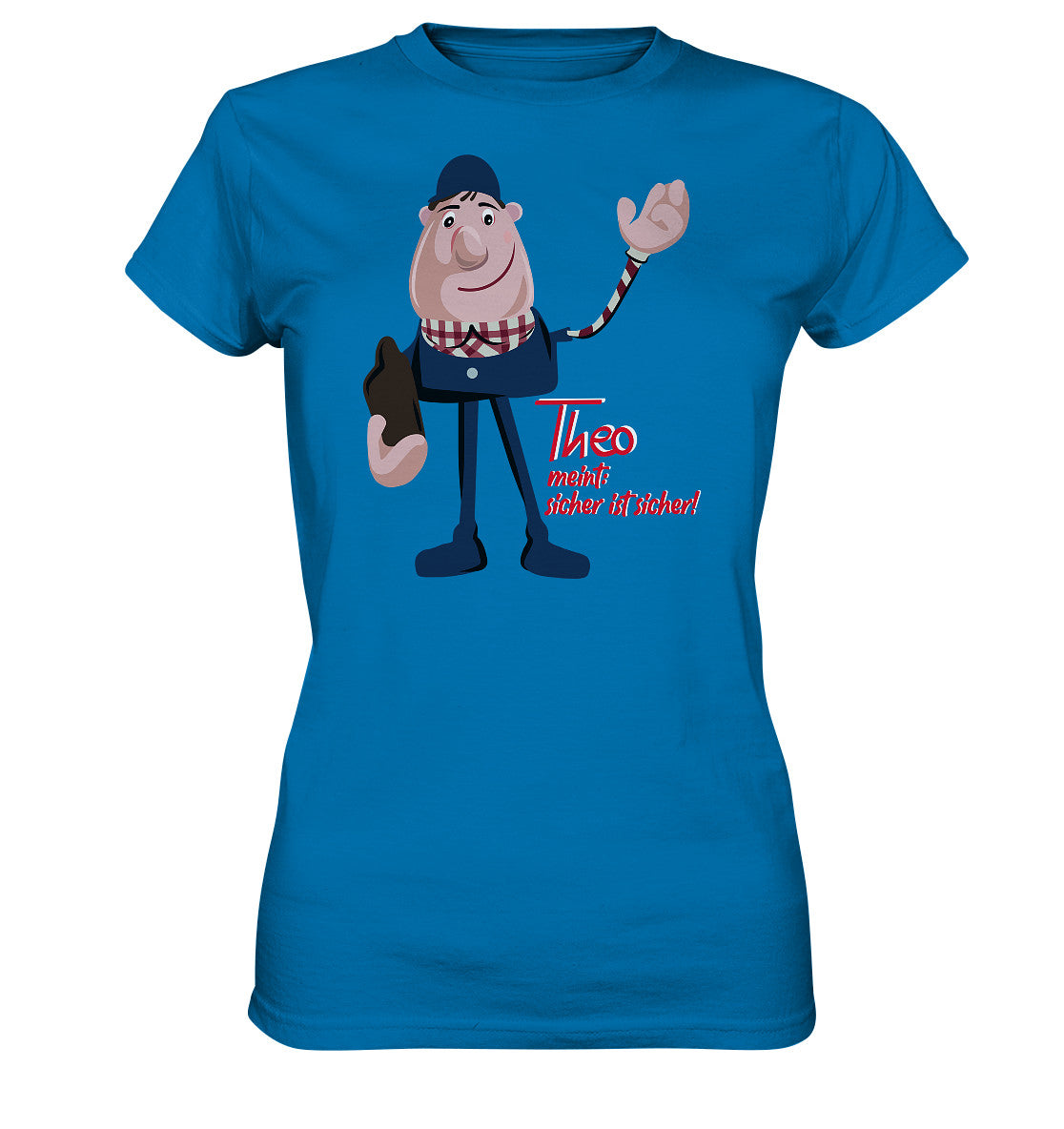 DDR Ostalgie Shirt Mädels • ARBEITSSCHUTZ THEO - SICHER IST SICHER