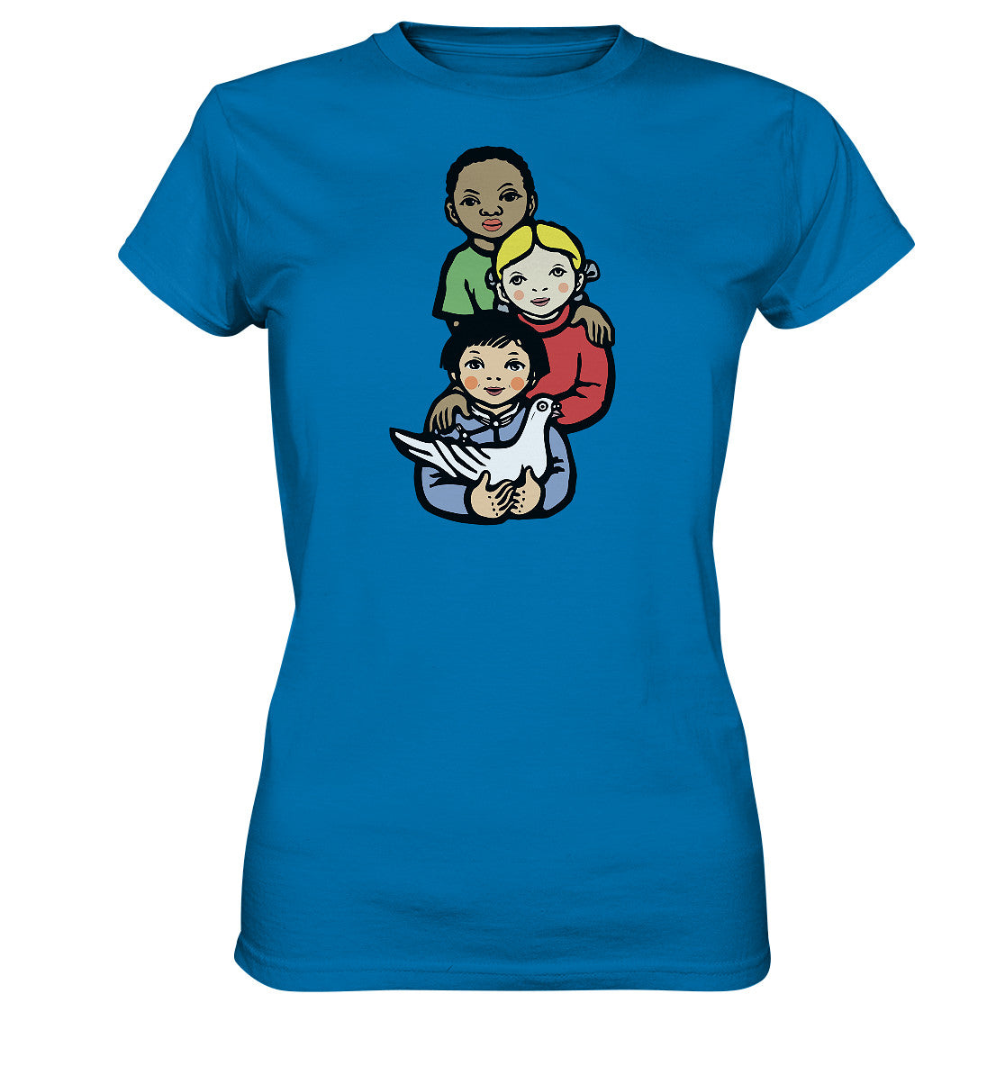 DDR Ostalgie Shirt Mädels • WELTFRIEDEN - WORLD PEACE, LI BING-FAN 1967