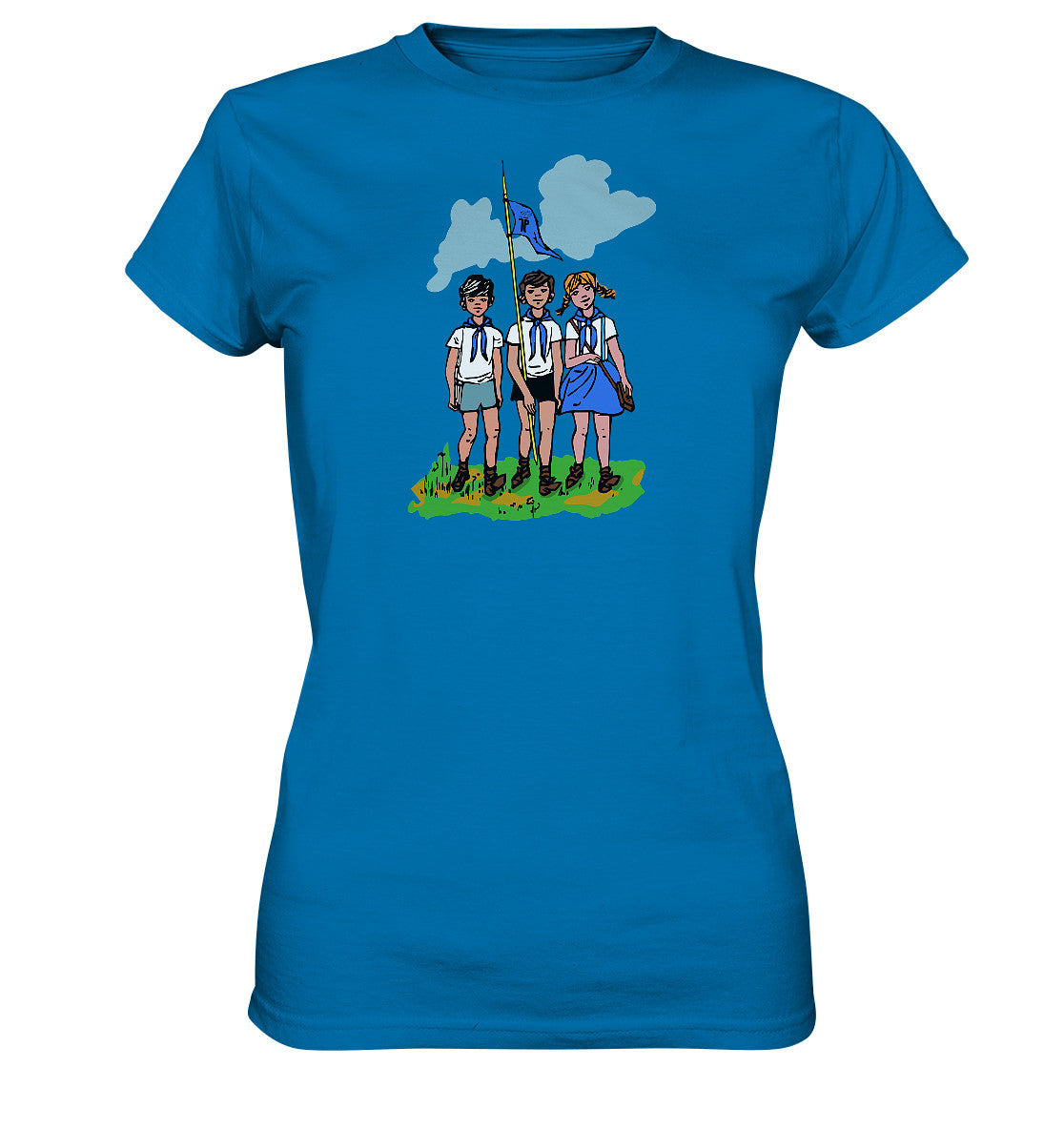 DDR Ostalgie Shirt Mädels • JUNGE PIONIERE - PIONIERAUSWEIS