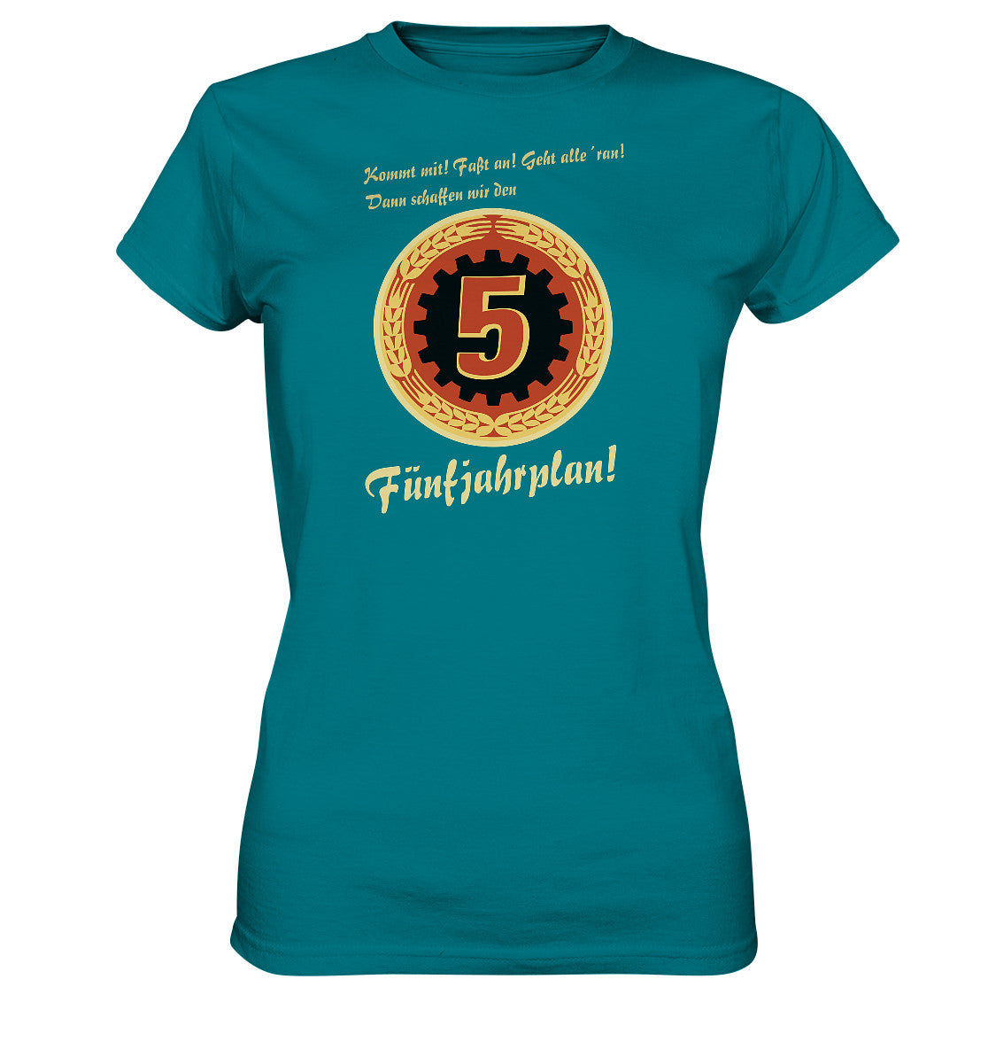 DDR Ostalgie Shirt Mädels • FÜNFJAHRPLAN