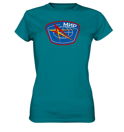 PREMIUM SHIRT MÄDELS • MIR - KOSMONAUTEN-BADGE