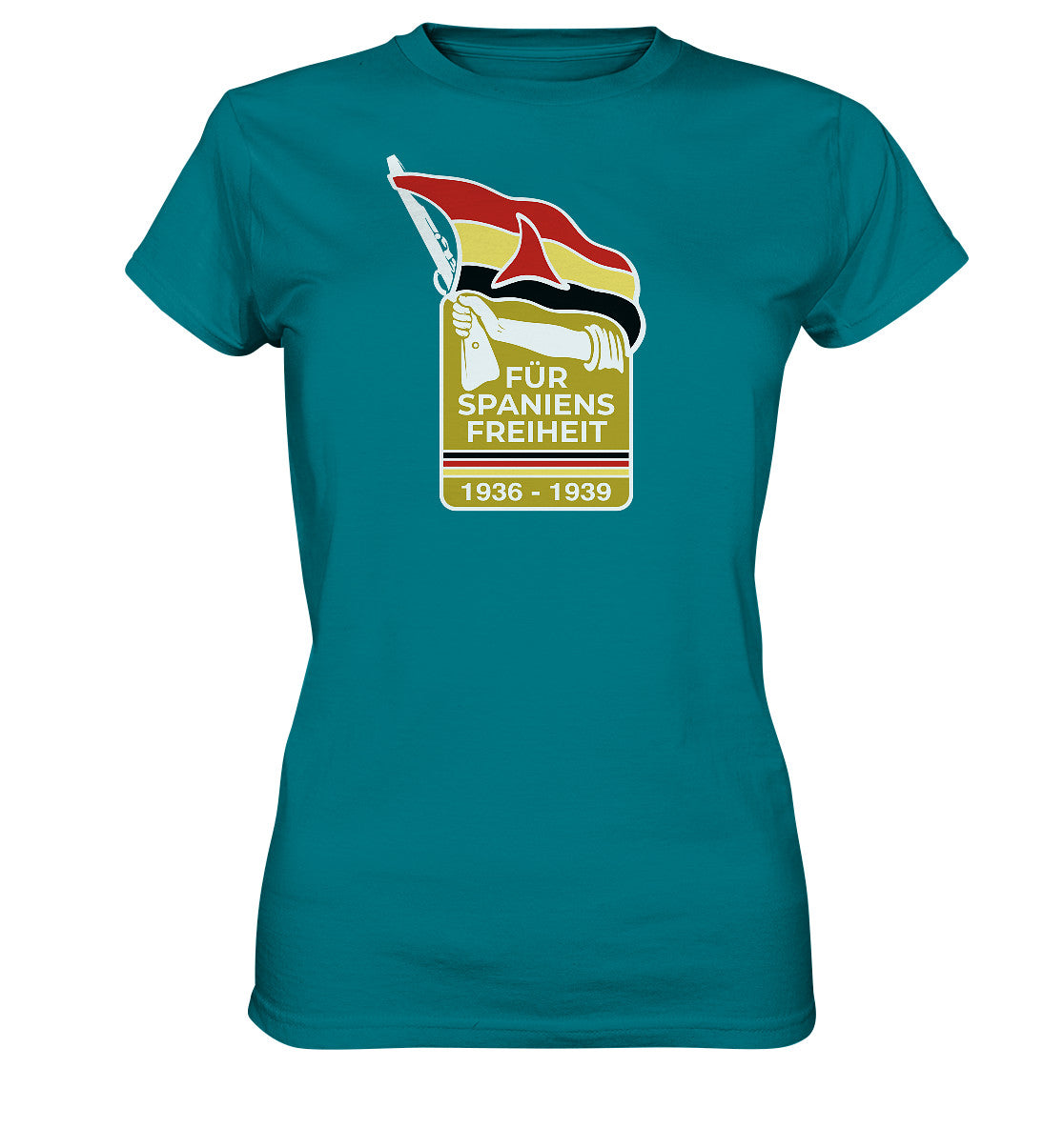DDR Ostalgie Shirt Mädels • FÜR SPANIENS FREIHEIT - ABZEICHEN SPANIENKÄMPFER