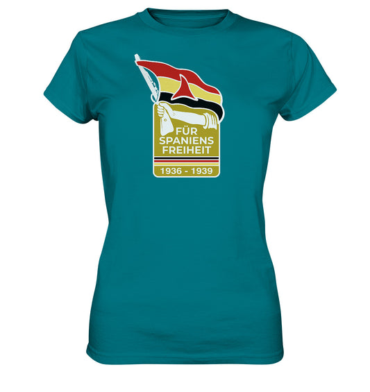 DDR Ostalgie Shirt Mädels • FÜR SPANIENS FREIHEIT - ABZEICHEN SPANIENKÄMPFER