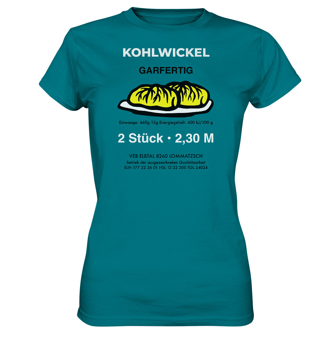 DDR Ostalgie Shirt Mädels • ELBTAL KOHLWICKEL - Ladies Premium Shirt