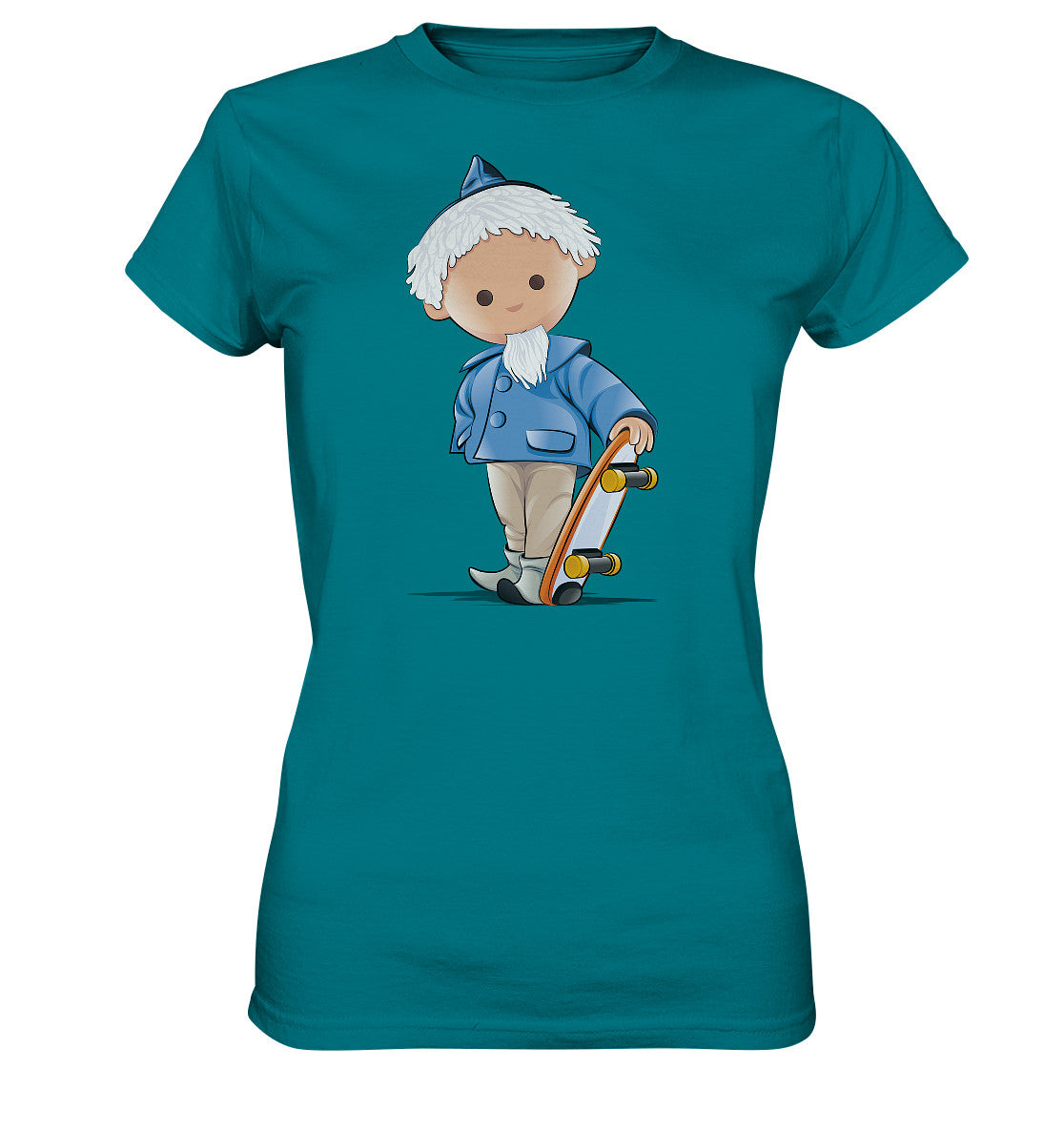 DDR Ostalgie Shirt Mädels • UNSER SANDMÄNNCHEN - ROLLBRETT-SKATER