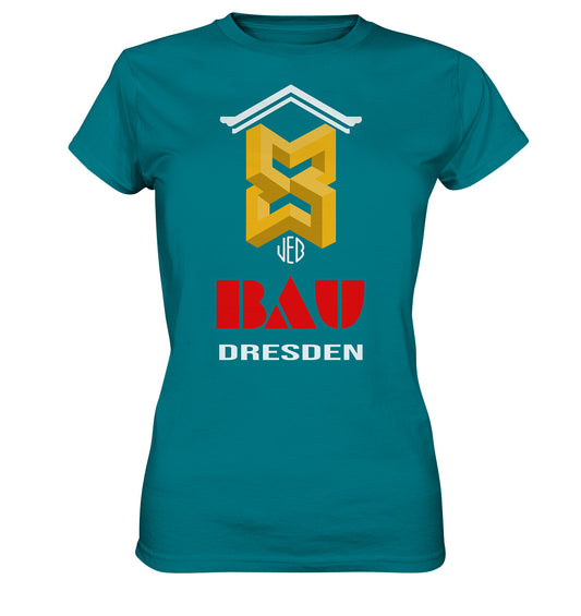 DDR Ostalgie Shirt Mädels • VEB BAU DRESDEN
