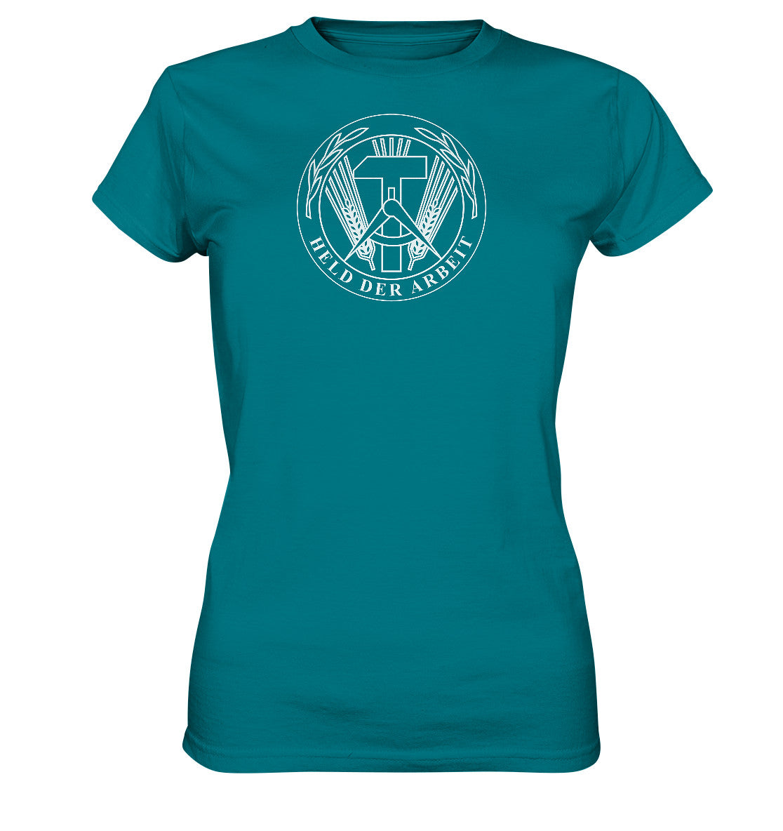 DDR Ostalgie Shirt Mädels • HELD DER ARBEIT - ORIGINALMEDAILLE