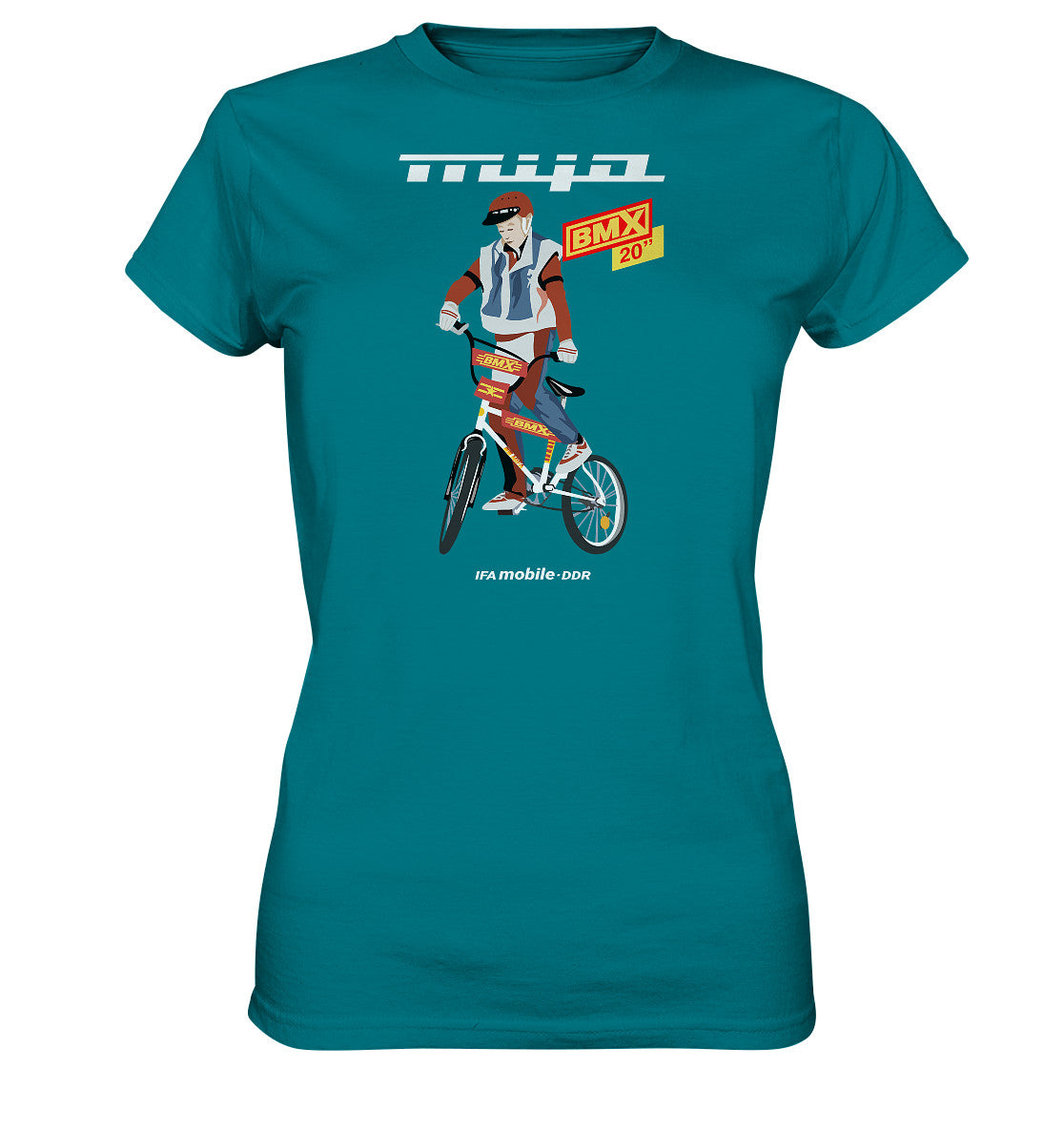 DDR Ostalgie Shirt Mädels • MIFA BMX - ORIGINAL WERBUNG
