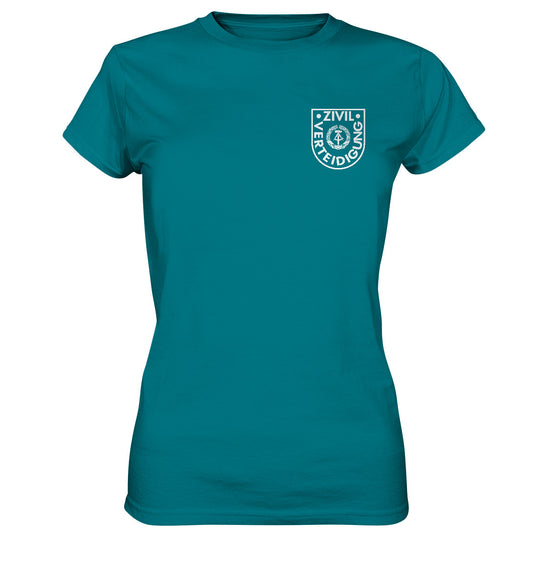 DDR Ostalgie Shirt Mädels • DDR ZIVILVERTEIDIGUNG - BRUSTBADGE