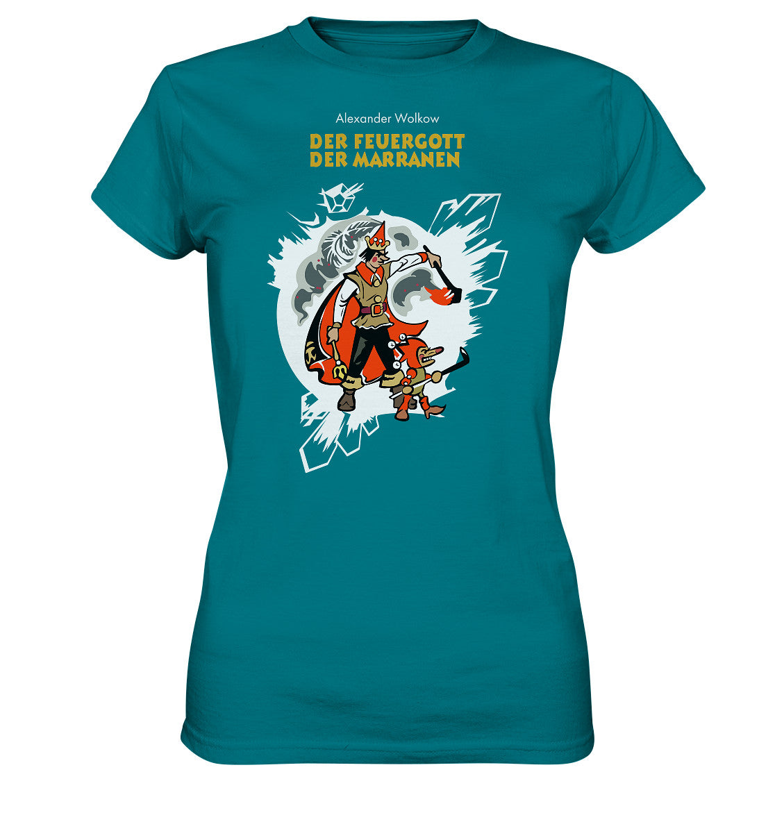 DDR Ostalgie Shirt Mädels • WOLKOW - DER FEUERGOTT DER MARRANEN
