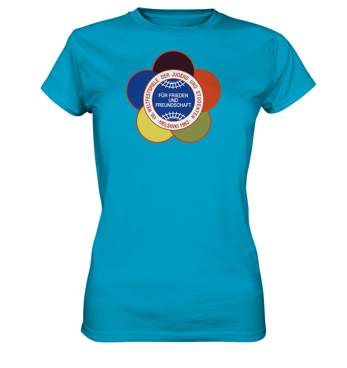 DDR Ostalgie Shirt Mädels • WELTFESTSPIELE DER JUGEND - HELSINKI 1962