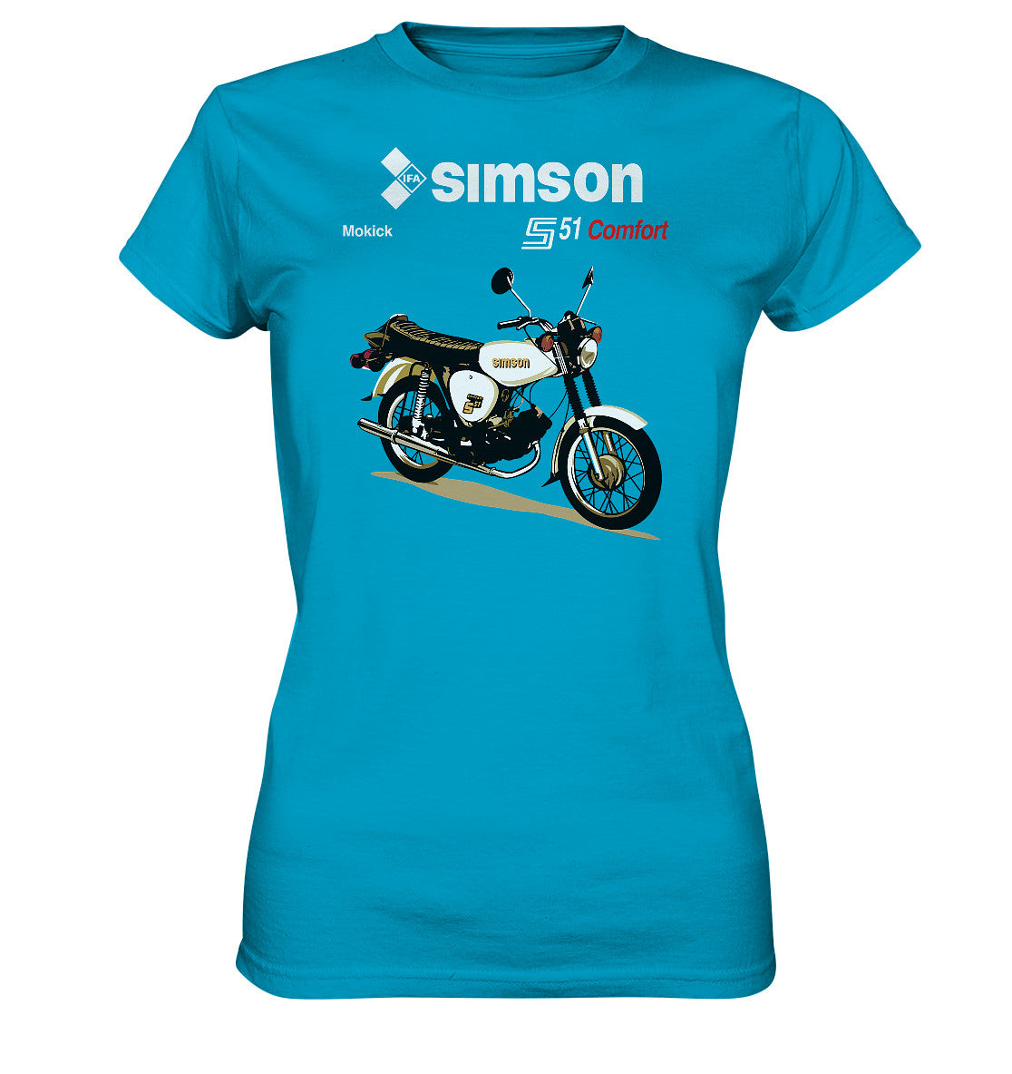 DDR Ostalgie Shirt Mädels • SIMSON COMFORT - ORIGINAL PROSPEKT