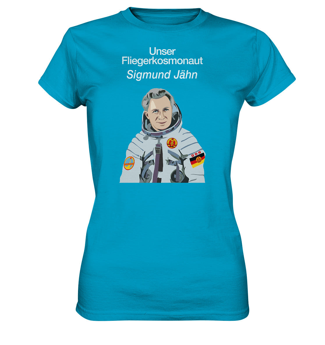 DDR Ostalgie Shirt Mädels • UNSER FLIEGERKOSMONAUT SIGMUND JÄHN