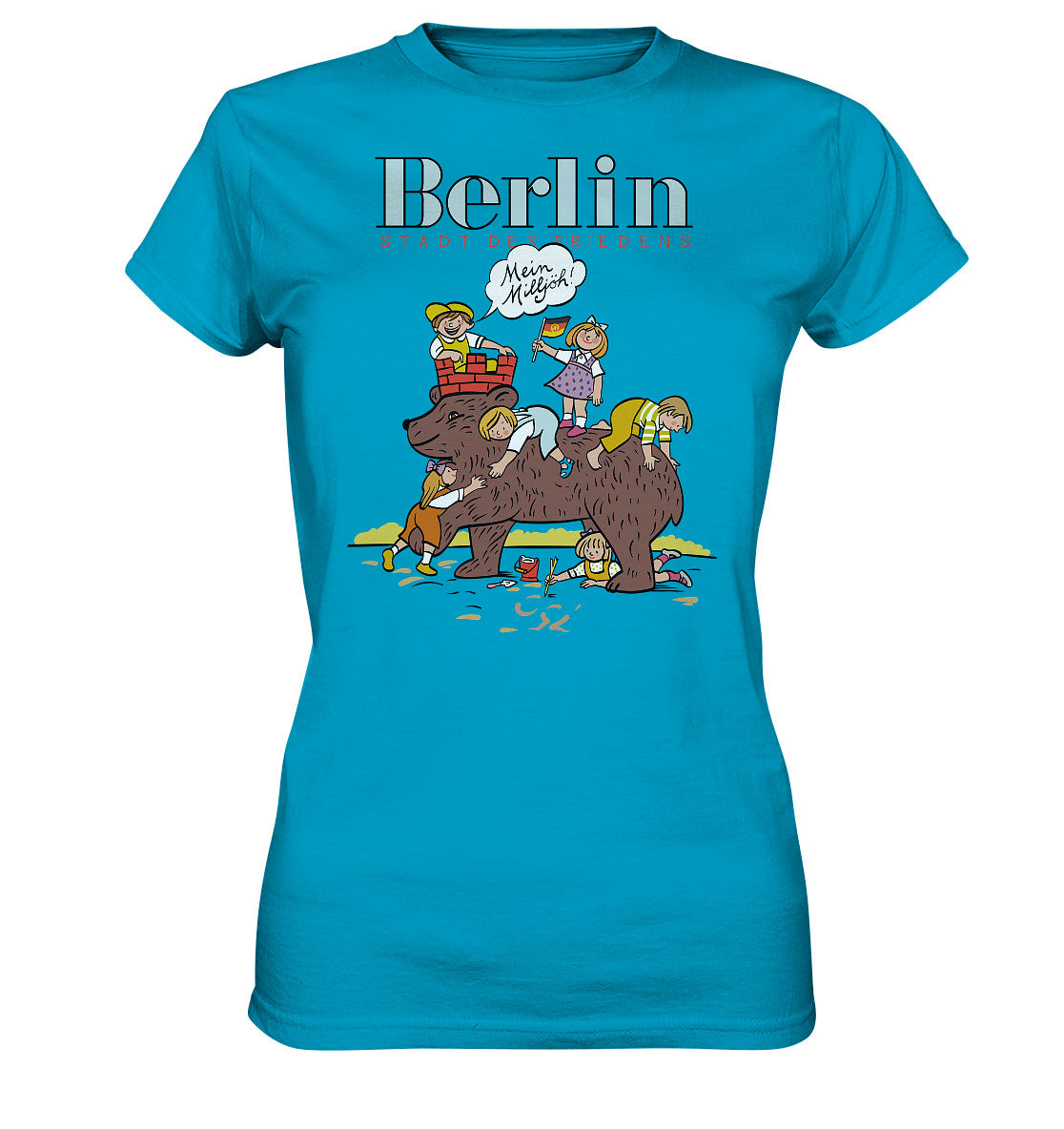 DDR Ostalgie Shirt Mädels • BERLIN - STADT DES FRIEDENS