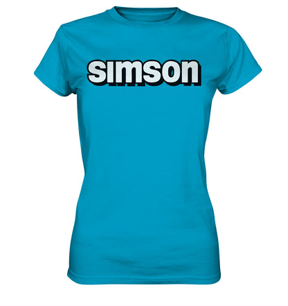 DDR Ostalgie Shirt Mädels • SIMSON - SCHRIFTZUG