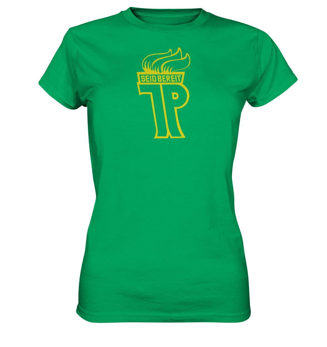 DDR Ostalgie Shirt Mädels •  JUNGE PIONIERE, SEID BEREIT - Outline