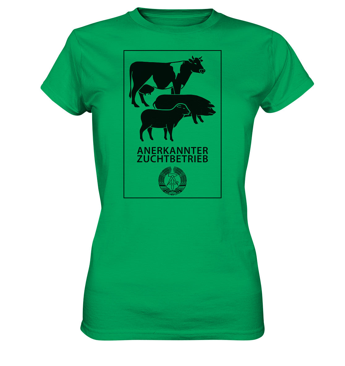 DDR Ostalgie Shirt Mädels • ANERKANNTER ZUCHTBETRIEB (ORIGINALSCHILD)