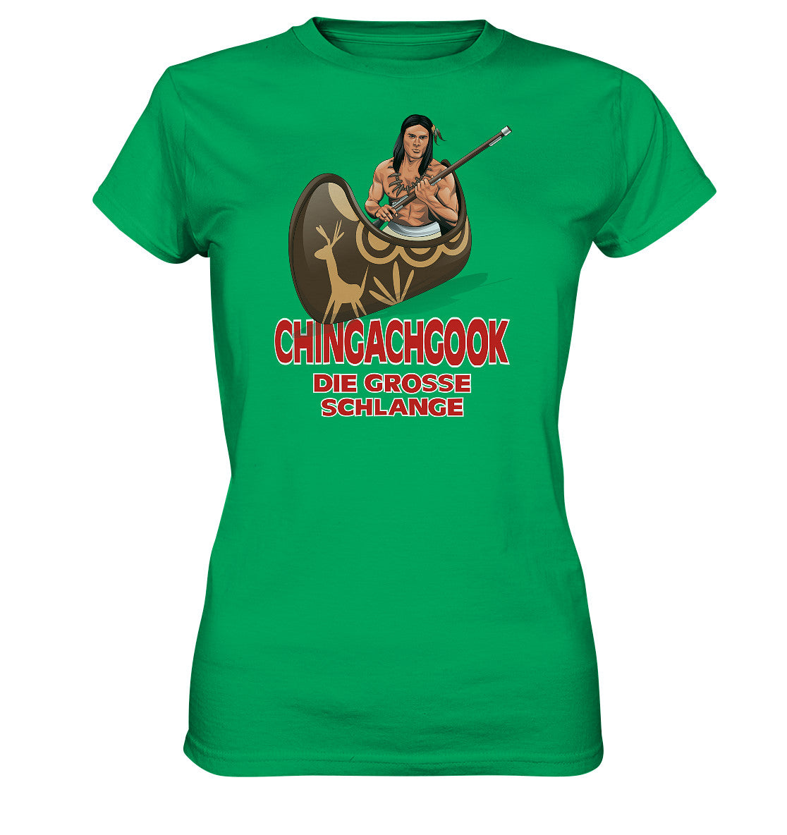 DDR Ostalgie Shirt Mädels • CHINGACHGOOK, DIE GROSSE SCHLANGE