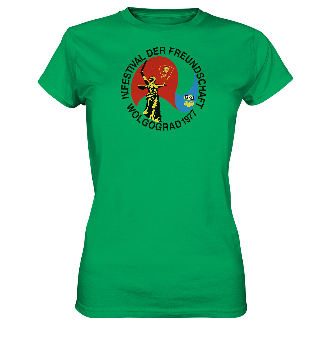 DDR Ostalgie Shirt Mädels • FESTIVAL DER FREUNDSCHAFT - WOLGOGRAD 1977