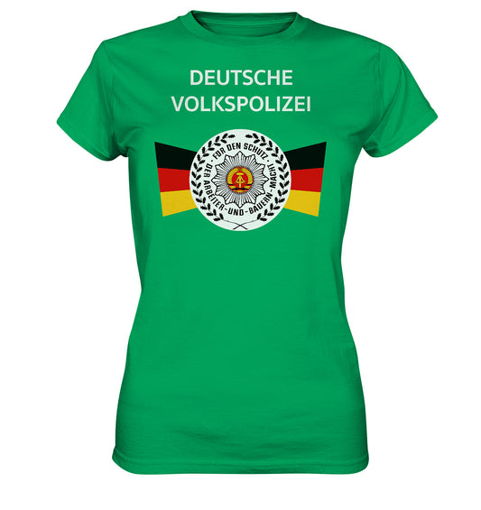 DDR Ostalgie Shirt Mädels • DEUTSCHE VOLKSPOLIZEI - ORIGINAL WIMPEL