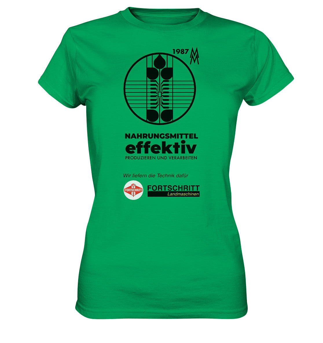 DDR Ostalgie Shirt Mädels • FORTSCHRITT LANDMASCHINEN - MESSE LEIPZIG 1987
