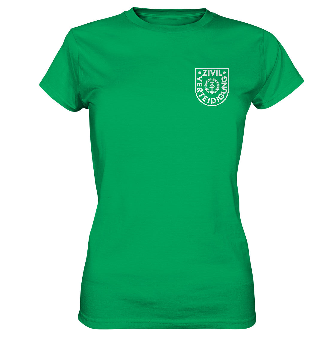 DDR Ostalgie Shirt Mädels • DDR ZIVILVERTEIDIGUNG - BRUSTBADGE