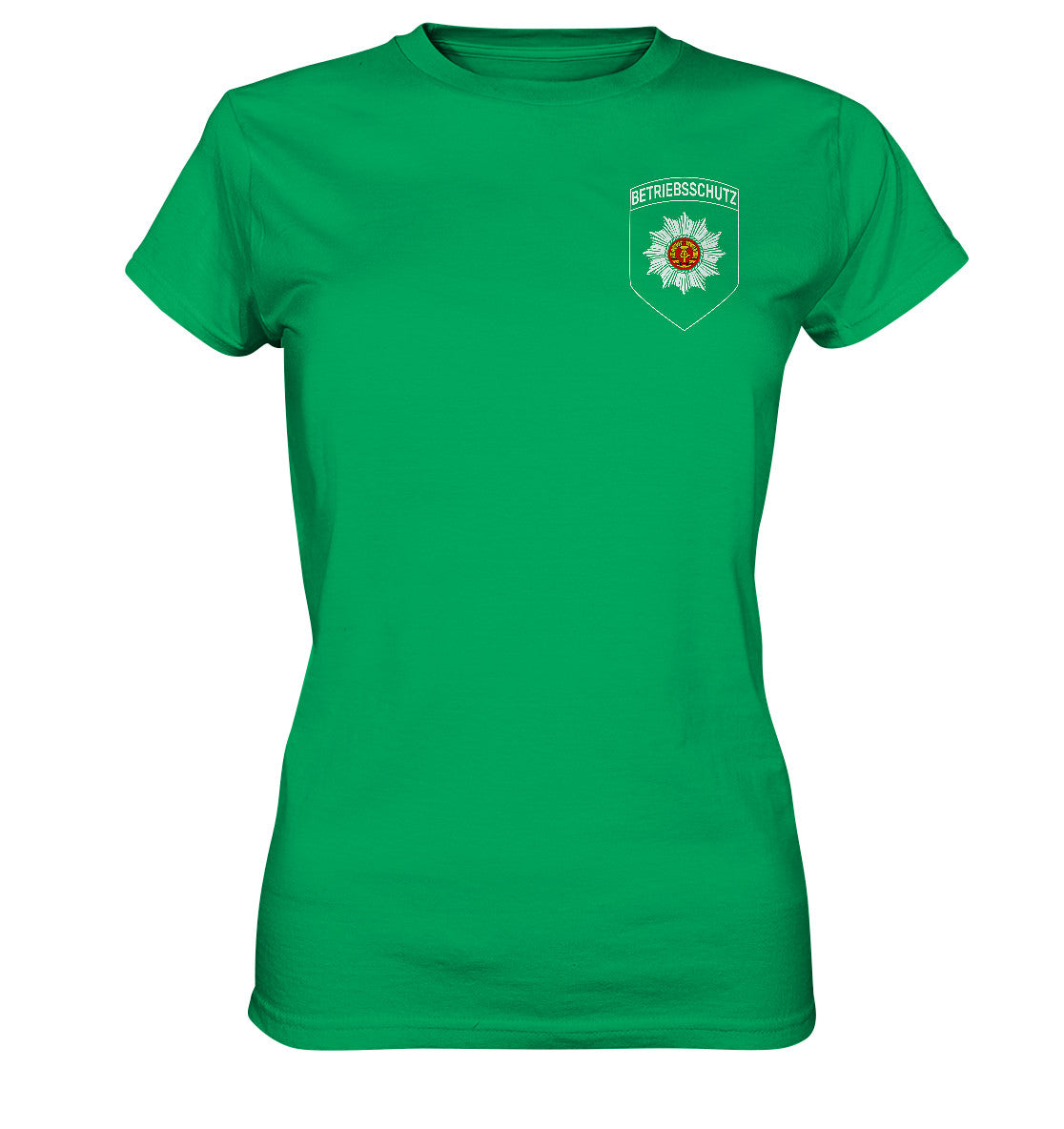 DDR Ostalgie Shirt Mädels • BETRIEBSSCHUTZ BADGE