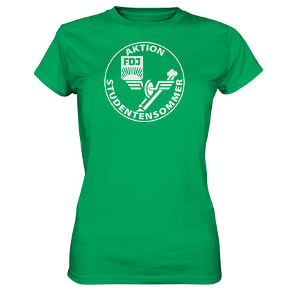 DDR Ostalgie Shirt Mädels • FDJ AKTION STUDENTENSOMMER