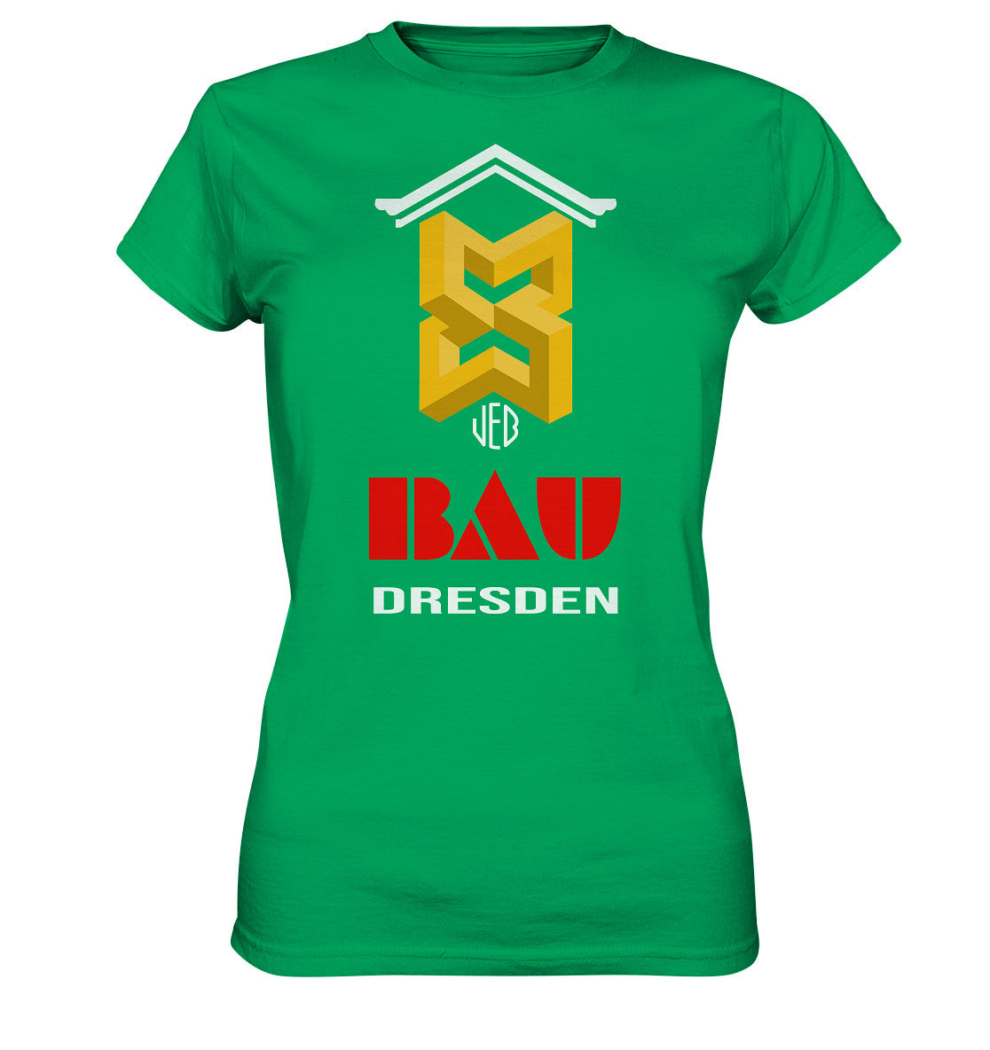 DDR Ostalgie Shirt Mädels • VEB BAU DRESDEN