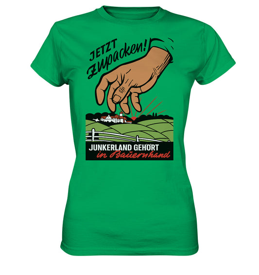 PREMIUM SHIRT MÄDELS • JUNKERLAND GEHÖRT IN BAUERNHAND! - ORIGINALPLAKAT