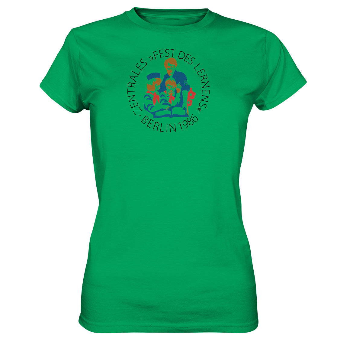 DDR Ostalgie Shirt Mädels • FEST DES LERNENS, BERLIN 1986