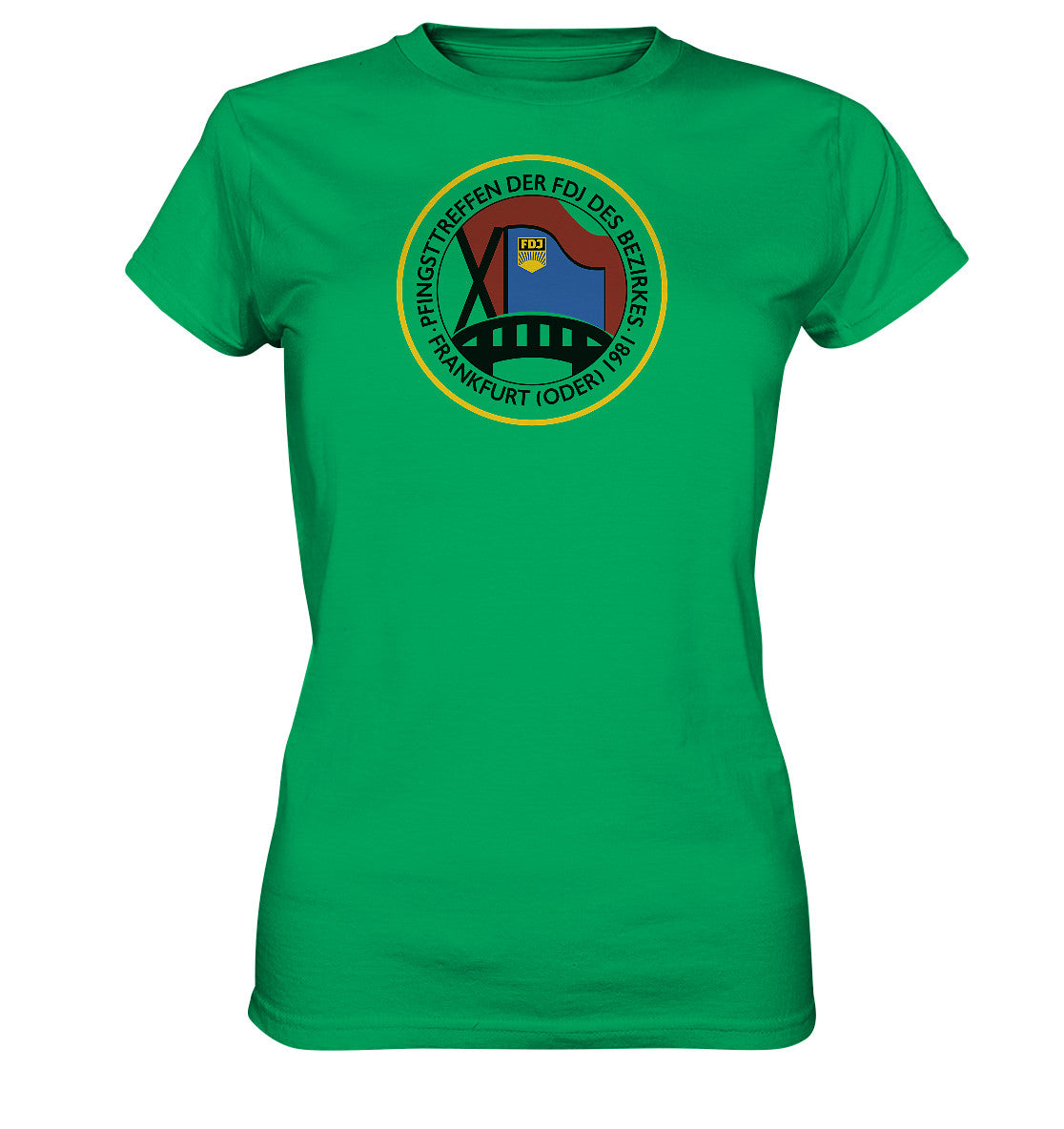 DDR Ostalgie Shirt Mädels •  FDJ PFINGSTTREFFEN FRANKFURT ODER - 1981