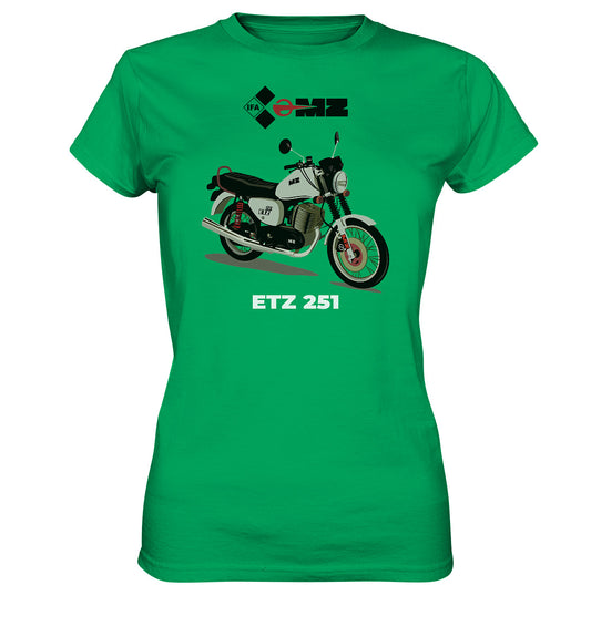 DDR Ostalgie Shirt Mädels • MZ ETZ 251 - ORIGINALWERBUNG
