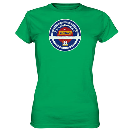 DDR Ostalgie Shirt Mädels • HALBERSTÄDTER WURSTWAREN - KALBSLEBERWURST